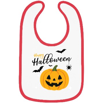 Discover Pumpkin Jack O Lantern Halloween Design Bibs