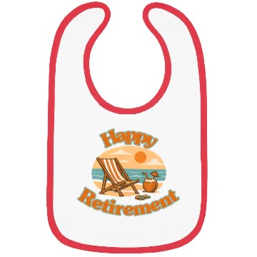 Discover Retirement Relaxation Sunset Design Bibs