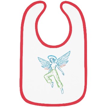 Discover Circuit Angel Digital Wings Tech Halo Streetwear Bibs