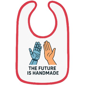 Discover The Future Is Handmade – Human & Robot High Five T Bibs