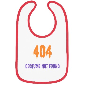 Discover 404 Costume Not Found - Halloween Party Bibs