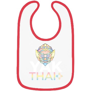 Discover Colorful Geometric Thai Hanuman Illustration Bibs