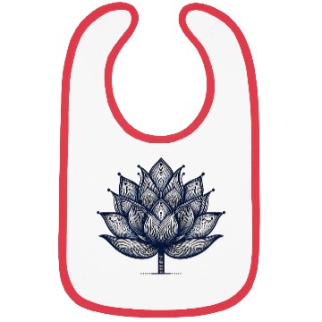 Discover Intricate Mandala Lotus Design Bibs