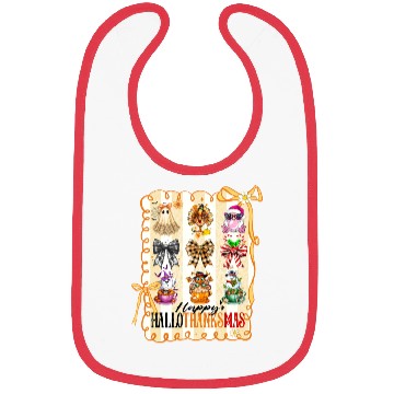 Discover Thanksgiving Christmas Happy Hallothanksmas Bibs