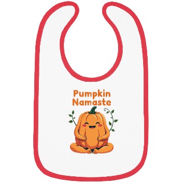 Discover Pumpkin Namaste Autumn Design Bibs