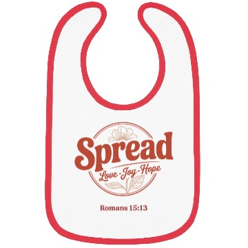 Discover Spread Love, Joy, Hope - Romans 15:13 Bibs