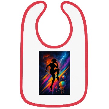 Discover Celestial Storm Dance Silhouette Bibs