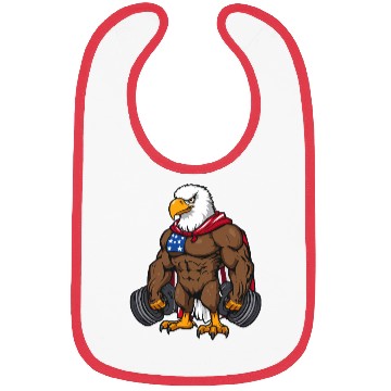 Discover Patriotic Gym Eagle – Stars & Stripes Fitness Desi Bibs