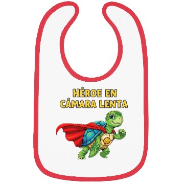 Discover Hero Turtle in Slow Motion Illustration Bibs