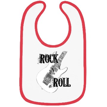 Discover Rock and Roll Electric Guitar Design Bibs