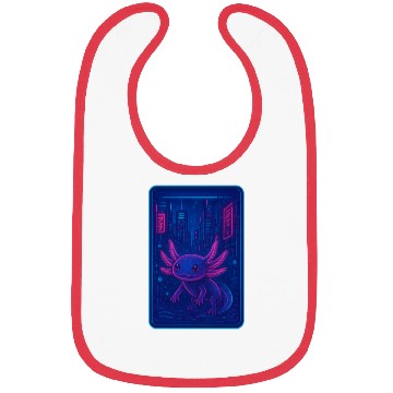 Discover Neon Alien Amphibian in Cyber City Bibs