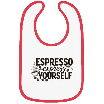 Discover Coffee Motivation Inspirational Design Bibs