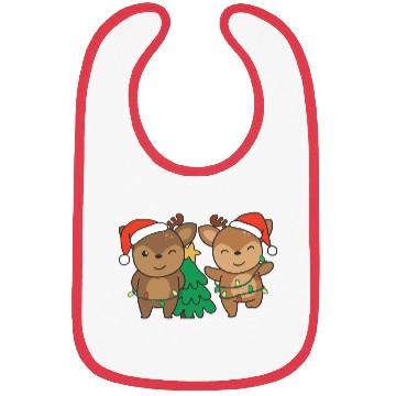 Discover Deer Christmas Winter Animals Deer Bibs