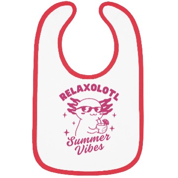 Discover Relaxolotl Summer Vibes Bibs