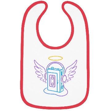 Discover Celestial Audio Girl with Angel Wings Bibs