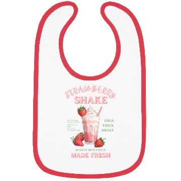 Discover Strawberry Shake Bibs