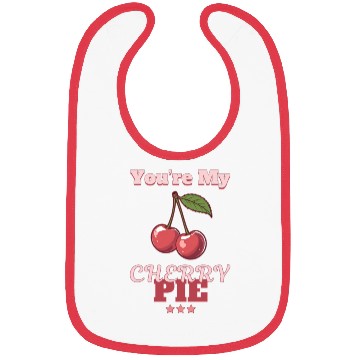 Discover You're My Cherry Pie Bibs