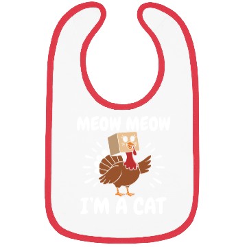 Discover Turkey Bibs Funny Thanksgiving Cat Lover Gift
