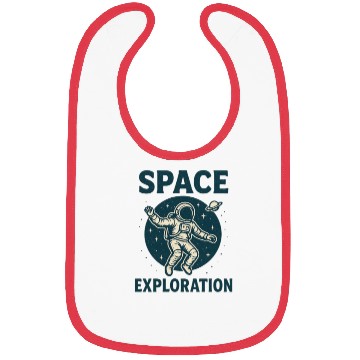 Discover Space Exploration Astronaut Design Bibs