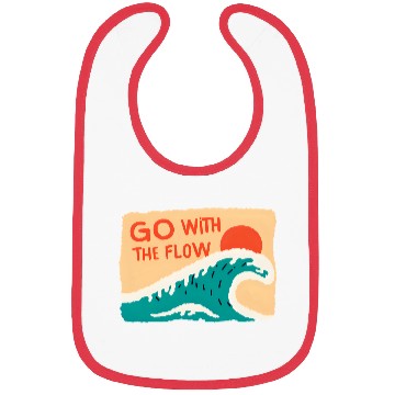 Discover Sunset Wave Inspirational Design Bibs