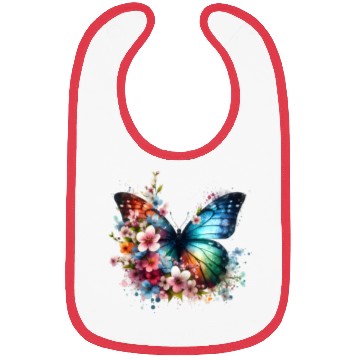 Discover Colorful Butterfly Blossom Fusion Bibs