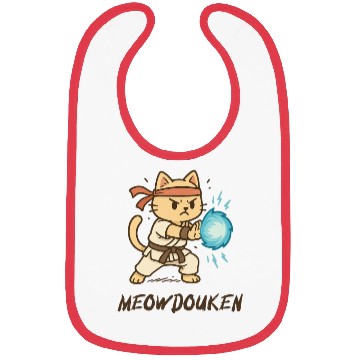 Discover Meowdouken Street Fighter Bibs