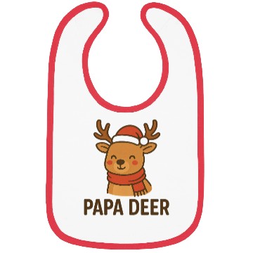 Discover Festive Reindeer Christmas Design Bibs
