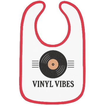 Discover Vinyl Vibes Record Design Bibs