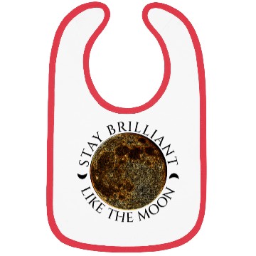 Discover Full Moon Design – Black Lettering Quote Bibs
