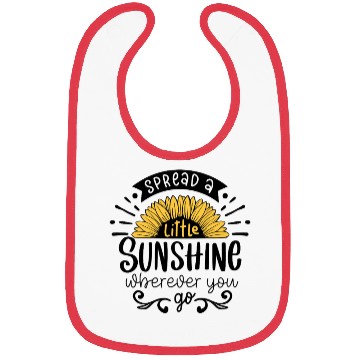 Discover Sunflower Sunshine Bibs