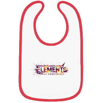 Discover Colorful Abstract Elements Splash Bibs