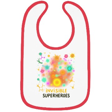 Discover Invisible Superheroes Microbial Design Bibs