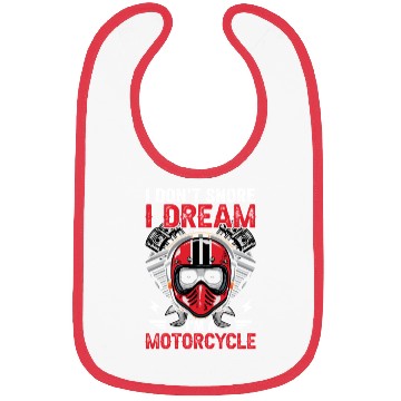 Discover Motivational Motorcycle Helmet Dream Bibs