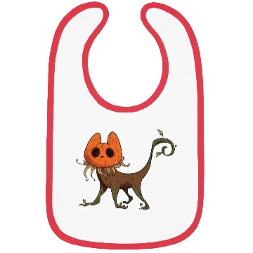 Discover Whimsical Jack-o'-Lantern Cat Hybrid Bibs