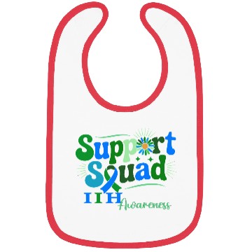 Discover Support Squad IIH Awareness Design Bibs