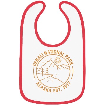 Discover Denali Mountain Alaska National Park Bibs