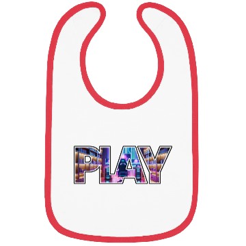 Discover Gamer Station Play Logo Bibs