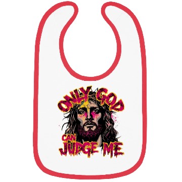 Discover Religious Jesus Graffiti Style Design Bibs