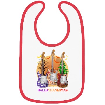 Discover Happy HalloThanksMas Guitar  Bibs