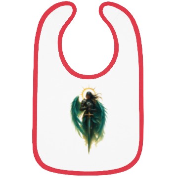 Discover Celestial Guardian Angel Illustration Bibs