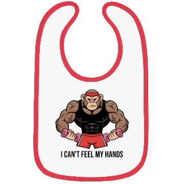 Discover Monkey Gains – Funny Gym Design Bibs