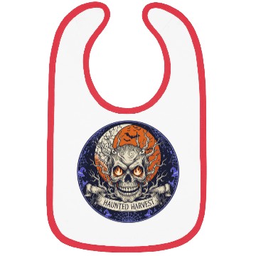 Discover Haunted Harvest Halloween Design Bibs