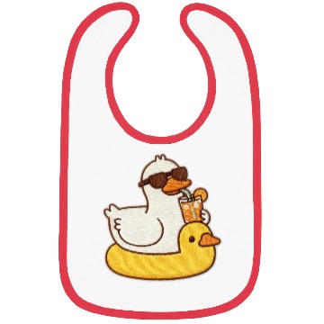 Discover Splendid Duck Relaxing with Sunglasses Bibs