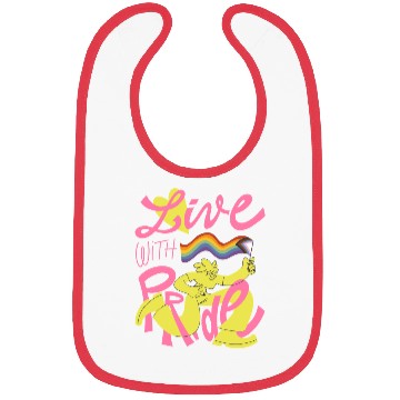 Discover Live with Pride - LGBTQ+ Statement Bibs