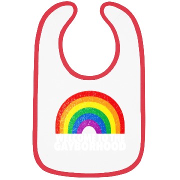 Discover GAYBORHOOD Gay Pride Parade colorful rainbow LGBTQ Bibs