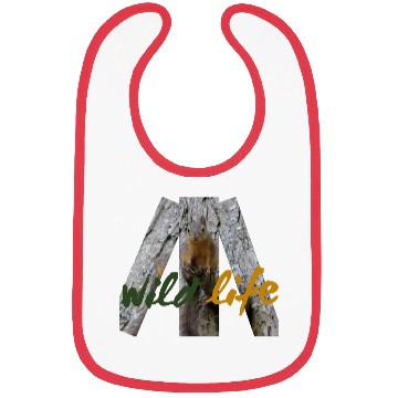 Discover Wild Life Squirrel  Bibs