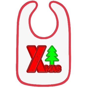 Discover Festive Christmas Tree and XMAS Typography Bibs