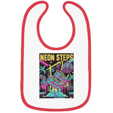 Discover Neon Steps Retro Athletic retro 90 Bibs