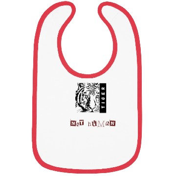 Discover NOT HUMAN TIGER Bibs