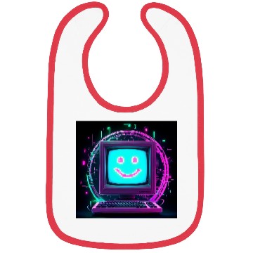 Discover Retro Digital Computer Design Bibs